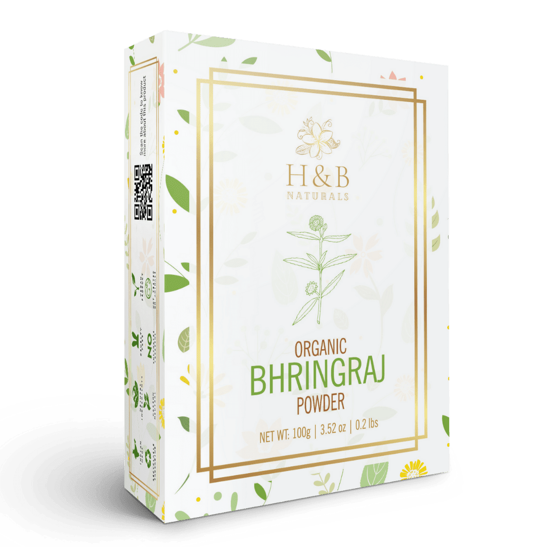 hb bhringraj powder 100gm box pack