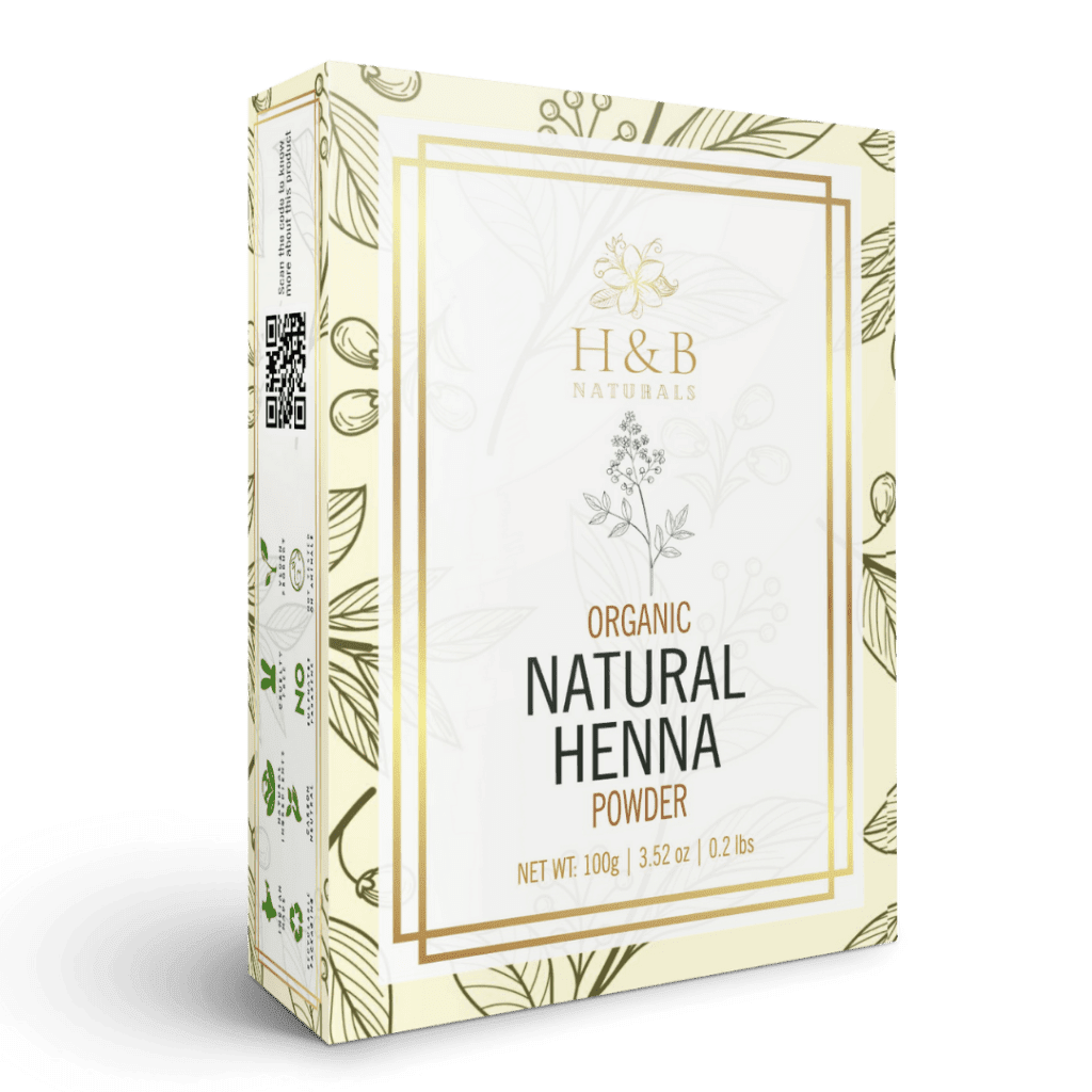 hb herbal henna 100gm box