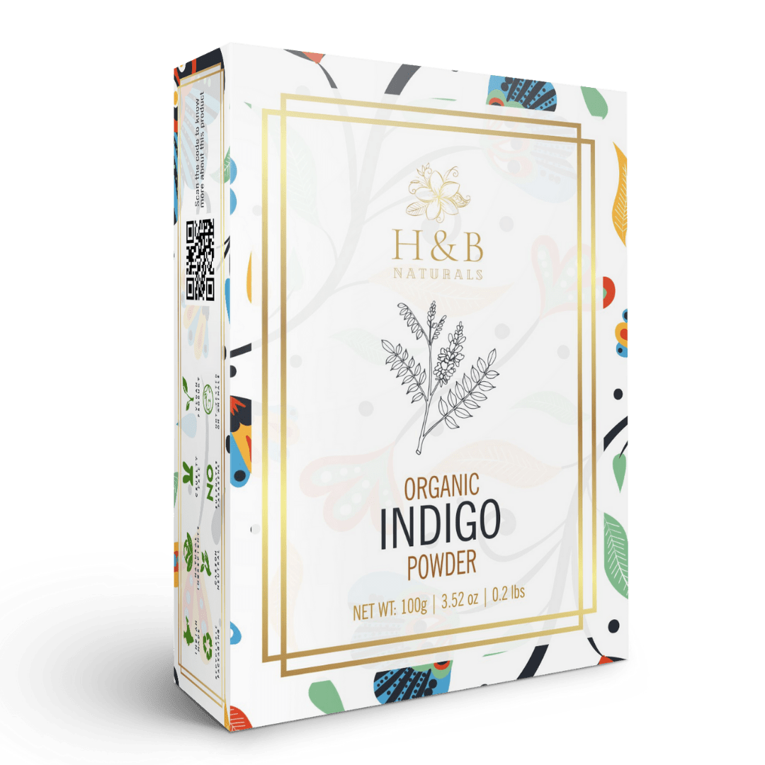 hb naturalsindigo powder 100gm box pack