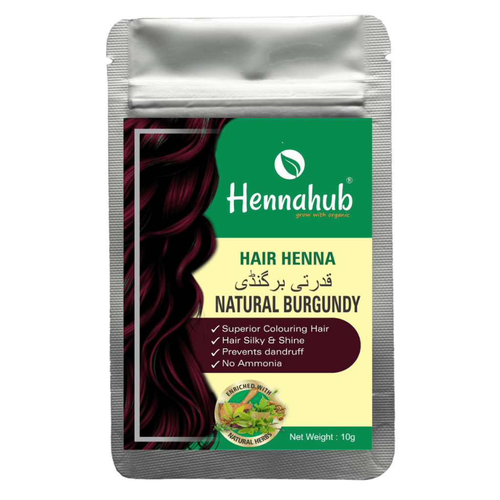 hennahub burgundy henna 50gm pack