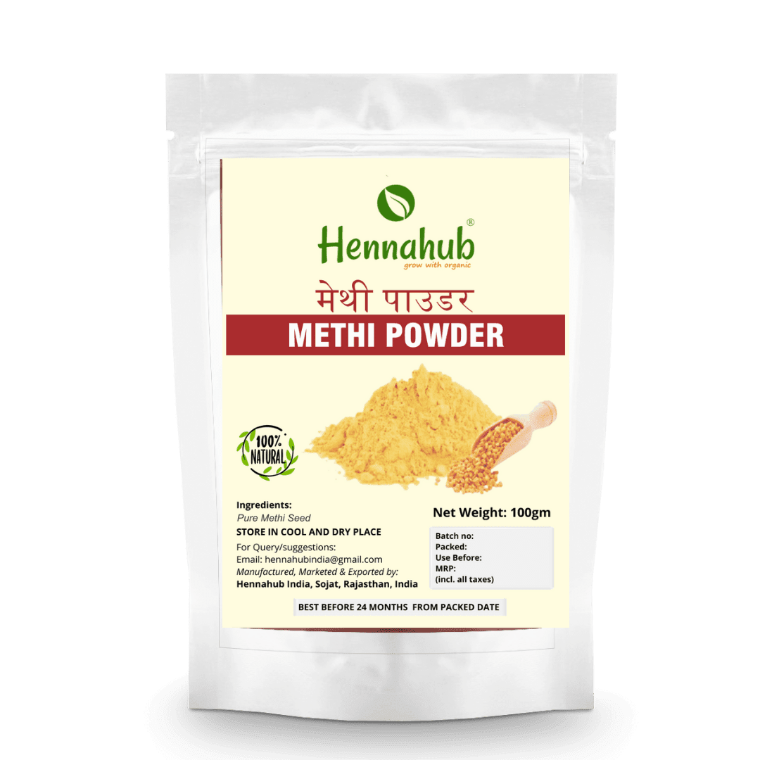 hennahub methi powder 200gm pack