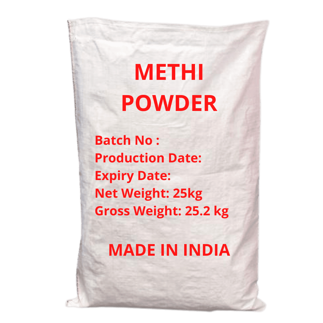 hennahub methi powder 25kg pp bag