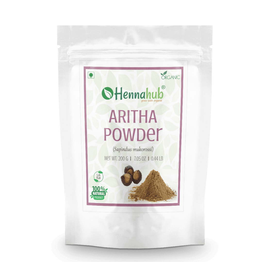 hennahub reetha powder 200gm pack