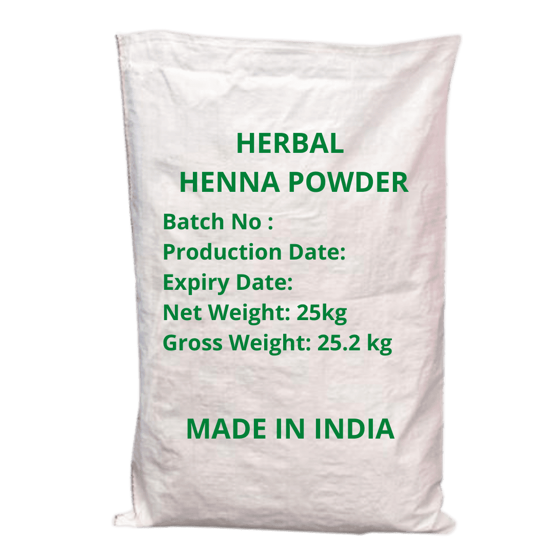 herbal henna 25kg pp bag
