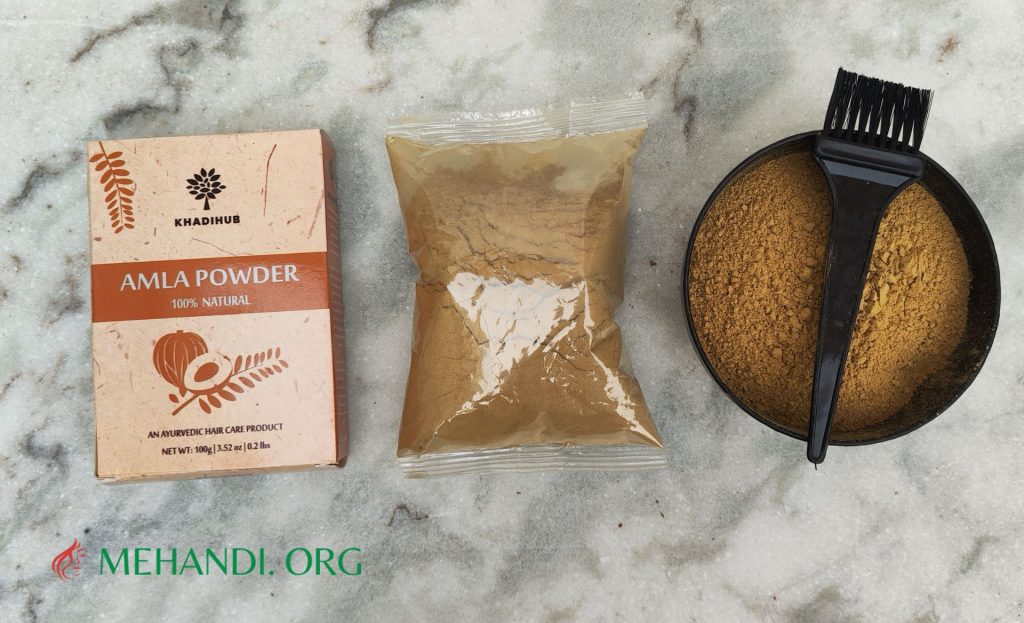 khadihub amla powder for hair growth