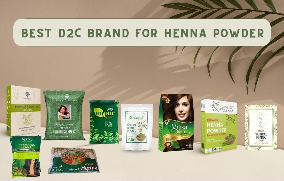 Best d2c brand for henna powder