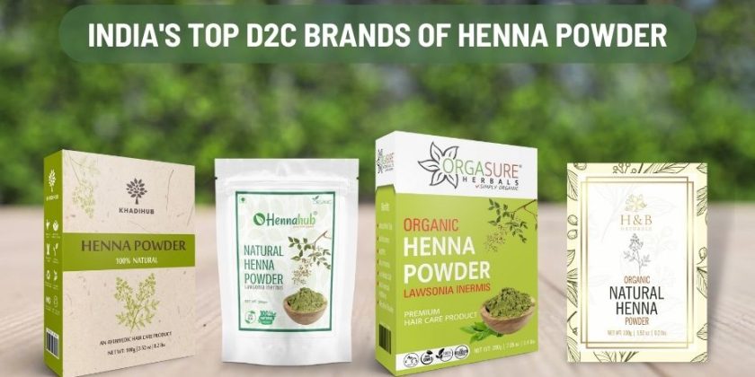 India’s Top D2C Brands of Henna Powder