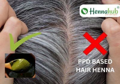 What is the difference between natural henna powder and synthetic henna powder?
