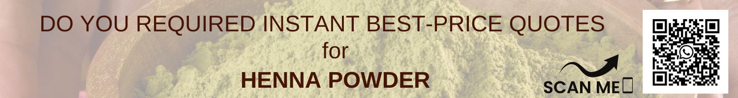 instant price quotes for henna powder