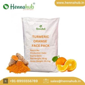 turmeric orange face pack