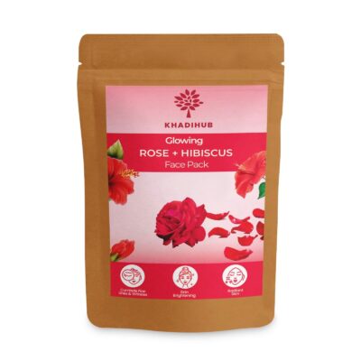 Khadihub Rose Hibiscus facepack