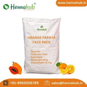 orange papaya face pack