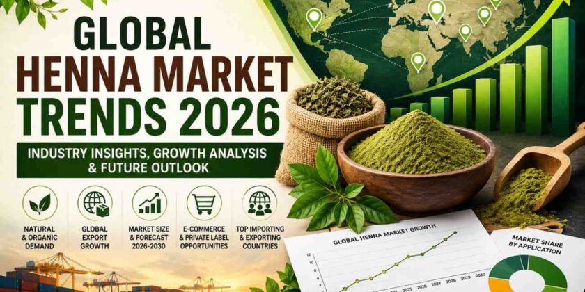 Global Henna Market Trends 2026: Complete Industry Analysis, Export Data & Future Growth Forecast